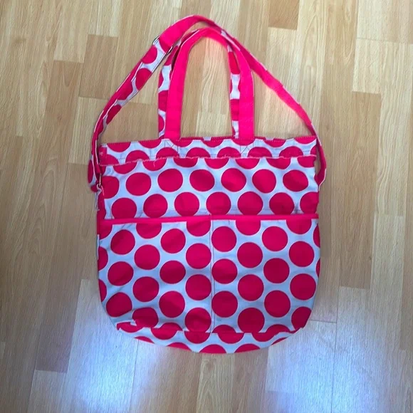 Thirty-One Polka Dot Tote - Picture 2 of 7